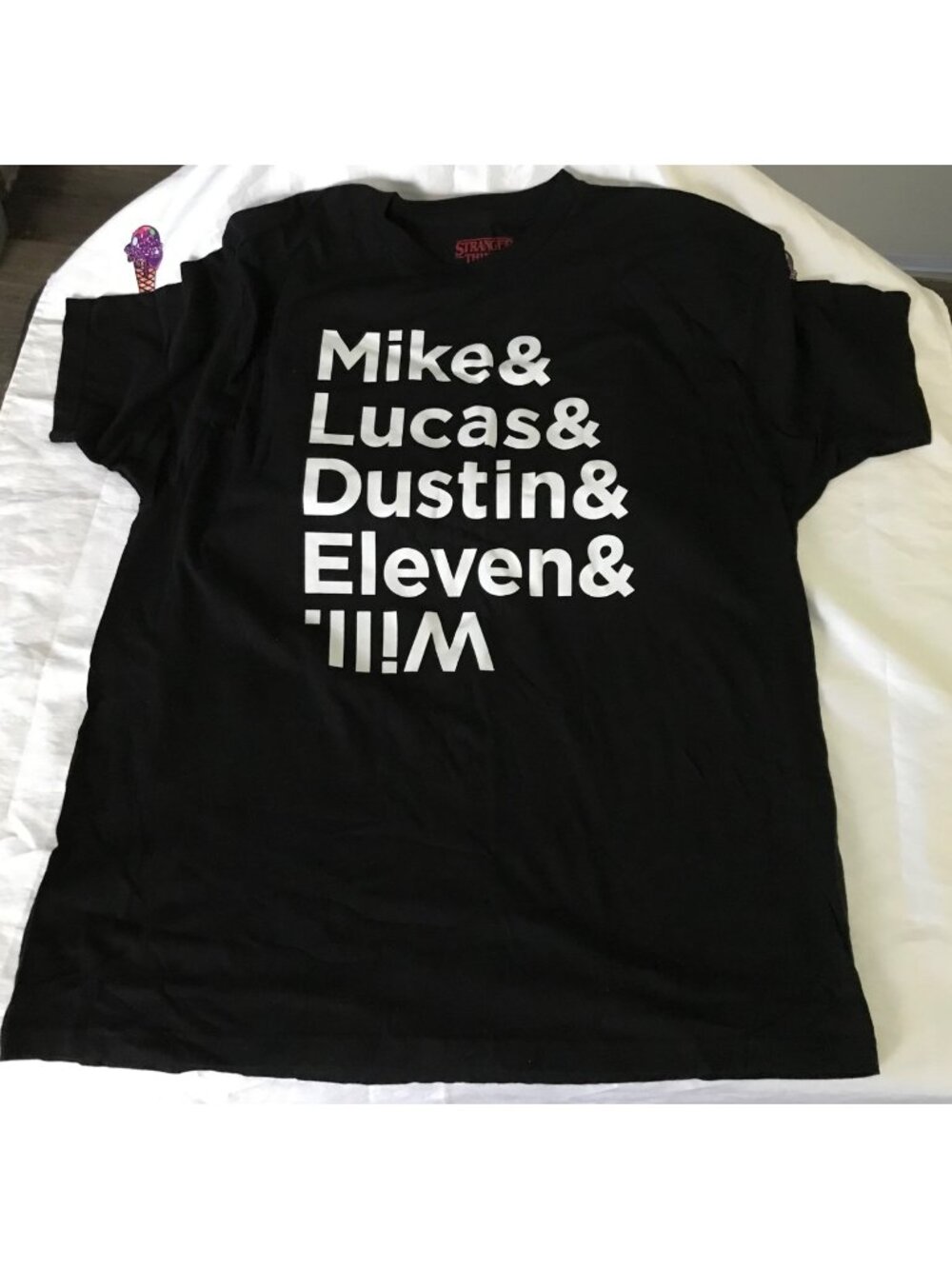 Stranger Things “Mike & Lucas & Dustin & Eleven & Will” graphic tee 2XL NWOT
